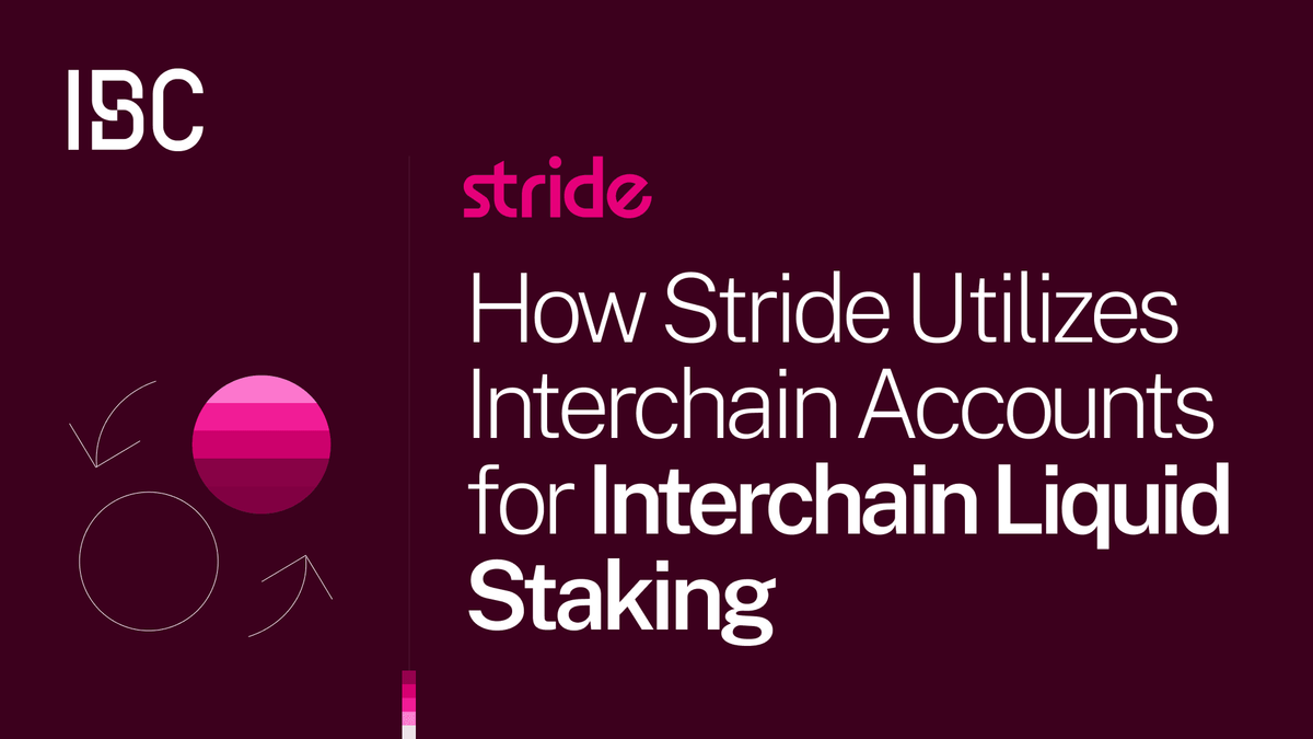 Cover for How Stride Utilizes Interchain Accounts for Interchain Liquid Staking